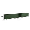 Ver imagem 2 de Nicho Basculante 260cm C/ 2 Portas P/ Painel de Tv 100% Mdf Cor:musgo