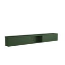 Ver imagem 1 de Nicho Basculante 260cm C/ 2 Portas P/ Painel de Tv 100% Mdf Cor:musgo