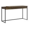 Mesa Escrivaninha Metal e Madeira - Design Industrial:Marrom - Legno - 2