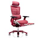 Ver imagem 1 de Cadeira Ergonômica Ergohaus Vulcan com Apoio para Pernas e Encosto Ajustável - Vermelha