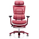 Ver imagem 3 de Cadeira Ergonômica Ergohaus Vulcan com Apoio para Pernas e Encosto Ajustável - Vermelha