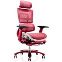Ver imagem 2 de Cadeira Ergonômica Ergohaus Vulcan com Apoio para Pernas e Encosto Ajustável - Vermelha