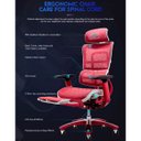 Ver imagem 6 de Cadeira Ergonômica Ergohaus Vulcan com Apoio para Pernas e Encosto Ajustável - Vermelha