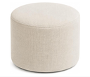 Ver imagem 6 de Puff Decorativo Redondo Orgânico Linho Bege 52x37 cm