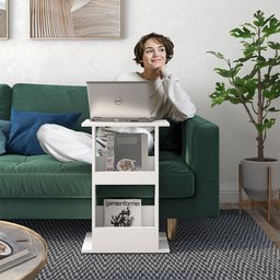 Mesa Apoio Lateral Sofá ou Cama Notebook Quick - ViaNossa - 7