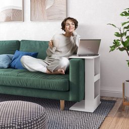 Mesa Apoio Lateral Sofá ou Cama Notebook Quick - ViaNossa - 4