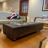Lareira Ecológica no Dormente com Rodinhas e Queimador em Inox - 1m x 22 cm - Cabulco - 1
