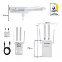 Ver imagem 7 de Supere As Distâncias: Repetidor Wifi 4 Antenas Longo Alcance