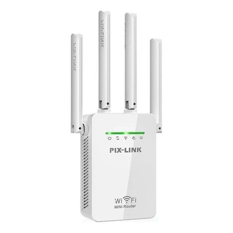 Supere As Distâncias: Repetidor Wifi 4 Antenas Longo Alcance