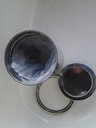 Ver imagem 3 de Lixeira Pia Cozinha Embutir No Granito Em Inox 6lt 20X30 CM Tampa Giratoria Basculante