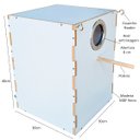 Ver imagem 2 de Ninho para Pstacídeos, Ring Neck, Rosela, Red Rumped - Mdf Chocmaster Ninho Ring Neck Mdf