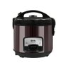 Panela Elétrica de Arroz EOS 5 Xícaras Titanium Preta com Tampa de Vidro Clear Glass EPA05PT 110V - 1