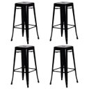 Ver imagem 1 de Kit 4 Banquetas Tolix Iron Industrial Preta