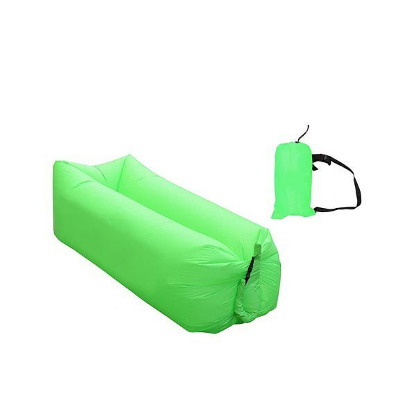 Saco de Dormir Sofá Inflavel Puff Portátil Colchonete Preguiçoso Camping Praia Trilha Ar Passeios - 7