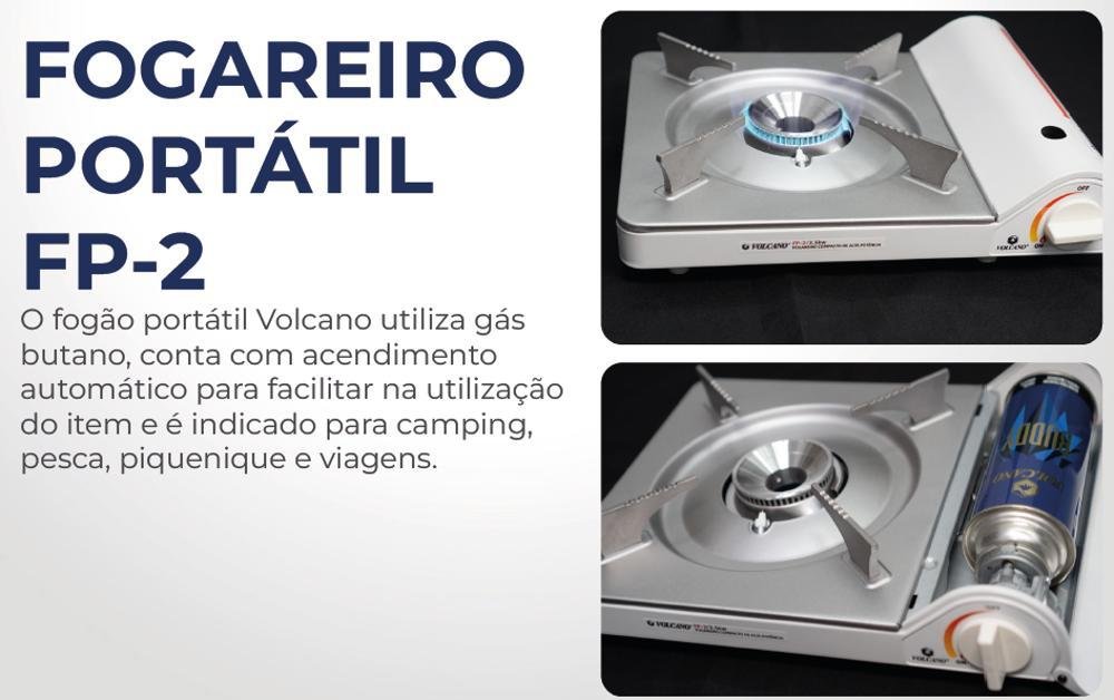 Fogareiro Fogão Portátil Camping Pesca Laser Viagem Premium - 3