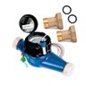 Hidrômetro Multijato 1.1/2'' 20m³/h | Range 80 Equipado + conjunto de Conexão 1 1/2" Renova Medição  - 1