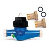 Hidrômetro Multijato 1.1/2'' 20m³/h | Range 80 Equipado + conjunto de Conexão 1 1/2" Renova Medição  - 3