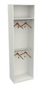 Ver imagem 3 de Armário Arara Dupla M24 100% Mdf (closet Lojas Cabideiro) - Branco
