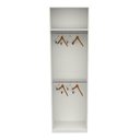 Ver imagem 1 de Armário Arara Dupla M24 100% Mdf (closet Lojas Cabideiro) - Branco