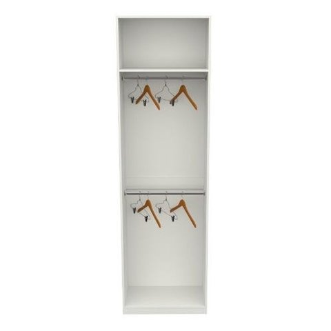 Armário Arara Dupla M24 100% Mdf (closet Lojas Cabideiro) - Branco