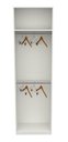Ver imagem 1 de Armário Arara Dupla M24 100% Mdf (closet Lojas Cabideiro) - Branco