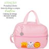 Bolsa Infantil Para Passeio Grande Bebê Personagem Coleções: Safari Rosa - 2
