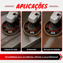 Ver imagem 7 de Kit 5 Disco Flap 4.1/2" (G60) Premium - Tubarão