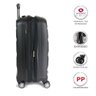 Mala de Viagem Grande Expansível em Polipropileno Samsonite Spin Air Cadeado Tsa Preto G - 6
