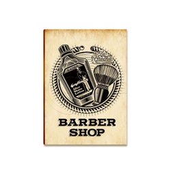 Placa Mdf Barber Shop Decoração Vintage Barbearias Br26 - 1