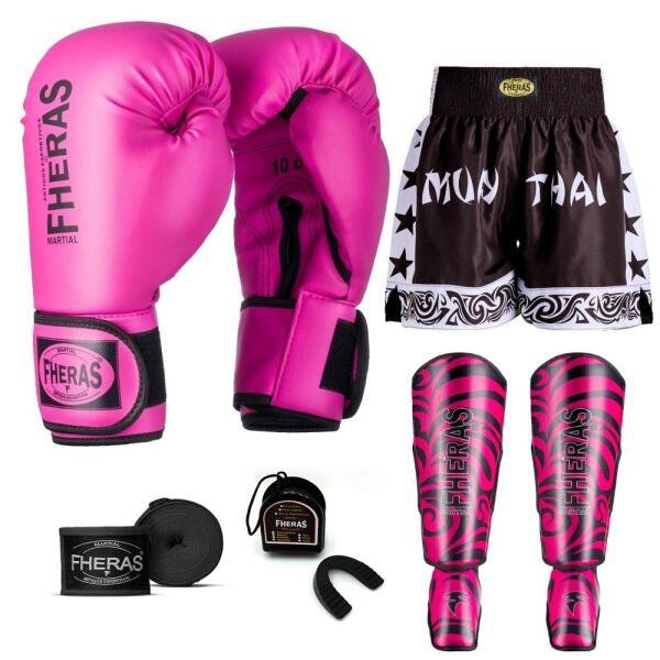 Kit Boxe Muay Thai Fheras Tradicional (01000376) - 6