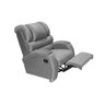 Poltrona Reclinável Imperial Idosos Motorizada e Giro Balanço Suede Cinza 380 - 4