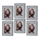 Ver imagem 1 de Porta Retrato Moldura Preta e Branca - 6un - 10x15