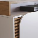 Ver imagem 5 de Home Theater 2 Portas para Tv's até 75" Jurerê - Off White Matte / Freijó