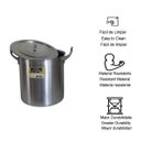 Ver imagem 3 de Caldeirão Industrial Alumínio 23 Litros N 32