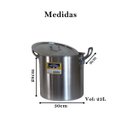 Ver imagem 2 de Caldeirão Industrial Alumínio 23 Litros N 32