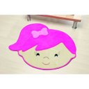 Ver imagem 1 de Tapete Infantil Premium Menina Lívia 64cmx72cm Guga Tapetes