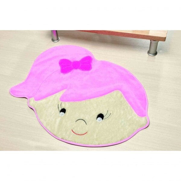 Tapete Infantil Premium Menina Lívia 64cmx72cm Guga Tapetes - 1