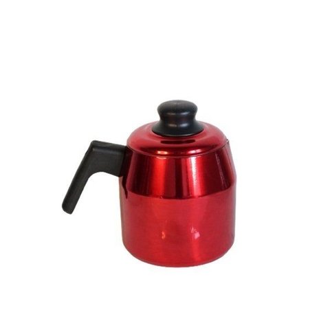 Leiteira Fervedor Vermelha Rubi Craqueada com Tampa 1,2 L