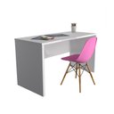 Ver imagem 2 de Kit Infantil Rack Mesa e Cadeira Eiffel Rosa 100% Mdf Woodcore