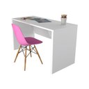 Ver imagem 3 de Kit Infantil Rack Mesa e Cadeira Eiffel Rosa 100% Mdf Woodcore