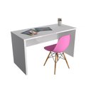 Ver imagem 1 de Kit Infantil Rack Mesa e Cadeira Eiffel Rosa 100% Mdf Woodcore