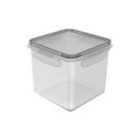 Ver imagem 3 de Conjunto de Potes Organizadores de Geladeira Click Retangular 6 Peças Transparente ou