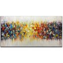 Ver imagem 2 de Quadro Pintura Tela colorida perfeita espessa óleo 5380: 50cm (A) x 100cm (L)