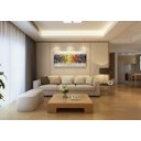 Ver imagem 1 de Quadro Pintura Tela colorida perfeita espessa óleo 5380: 50cm (A) x 100cm (L)