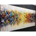 Ver imagem 3 de Quadro Pintura Tela colorida perfeita espessa óleo 5380: 50cm (A) x 100cm (L)