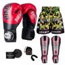 Kit Boxe Muay Thai Fheras Top Tailandesa Vermelho (03002706) - 1