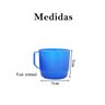 Copos plásticos com alça azul resistente infantil casa 4 und - 2