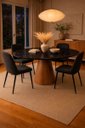 Ver imagem 1 de Mesa Jantar Oval 180x100cm - Mármore São Gabriel