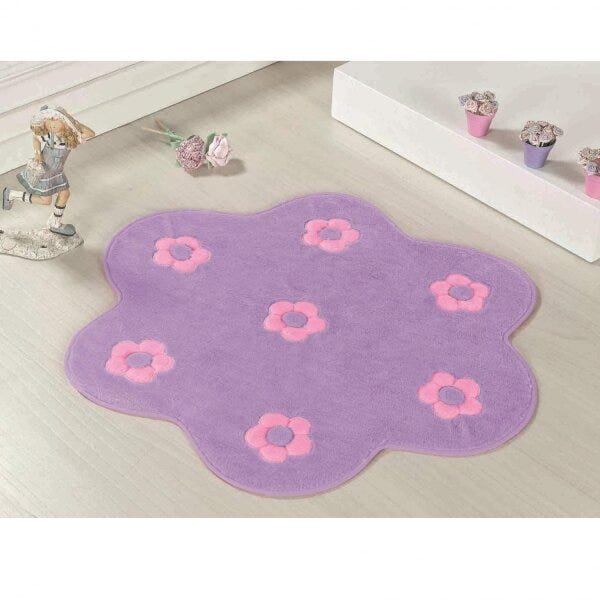 Tapete para Quarto Infantil Jardim Premium 0,70Mx0,70M Guga Tapetes - 2