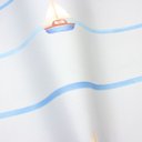 Ver imagem 2 de Papel de Parede Infantil Listrado e Barquinhos + Cola Inclusa